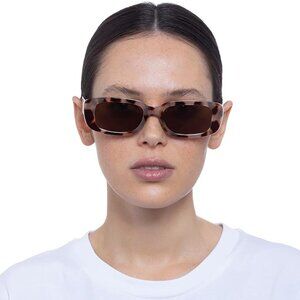 AIRE CERES Rectangular Unisex Sunglasses Cookie Tort